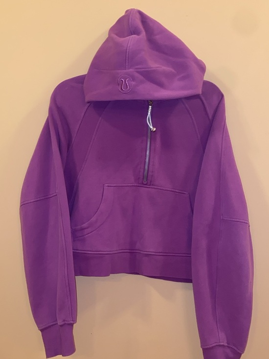 lululemon athletica Other - lululemon athletica 1/2 zip scuba Purple Half-Zip Hoodie